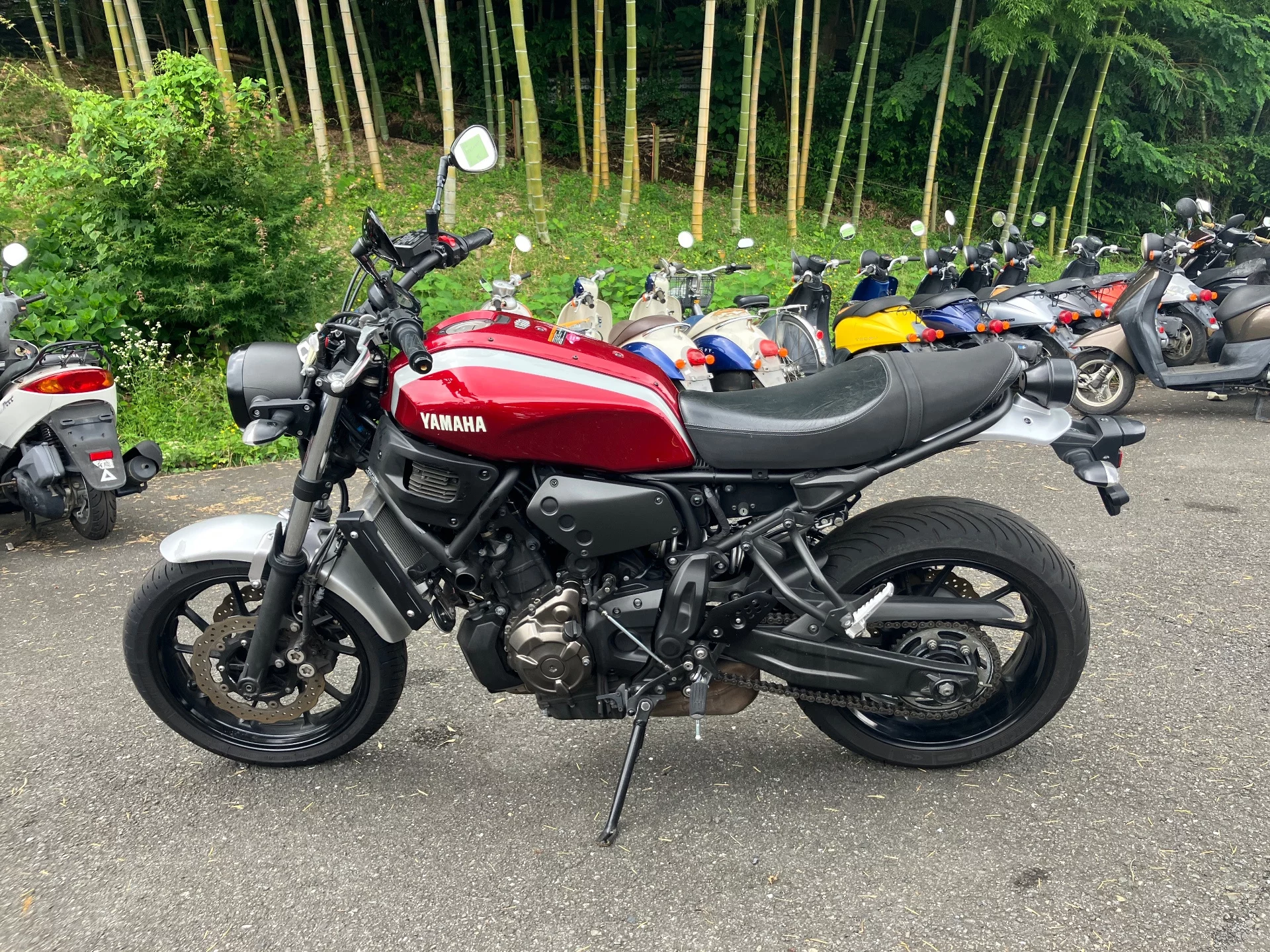 Yamaha XSR700  с аукциона в Японии