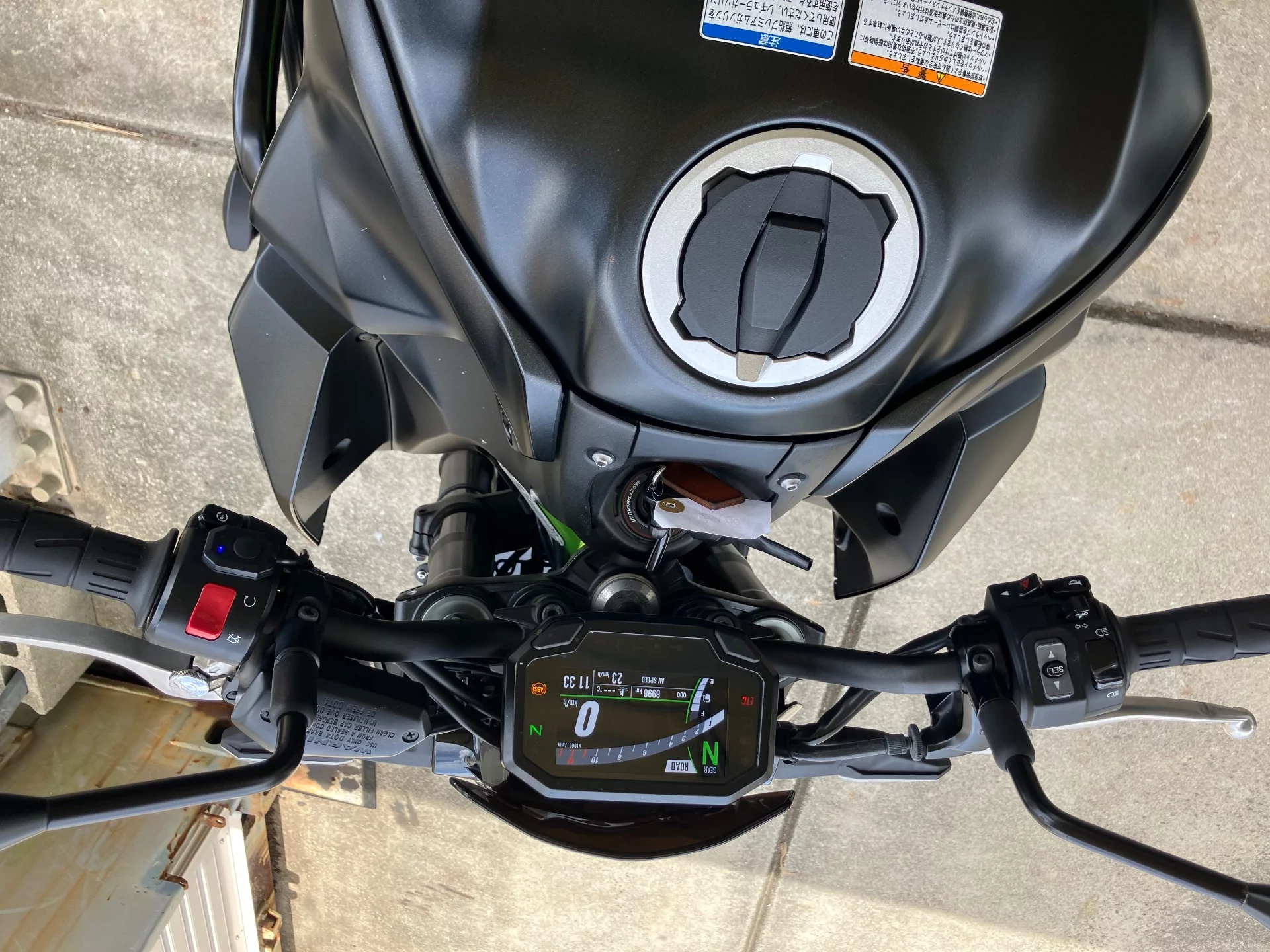 Kawasaki Z900  с аукциона в Японии