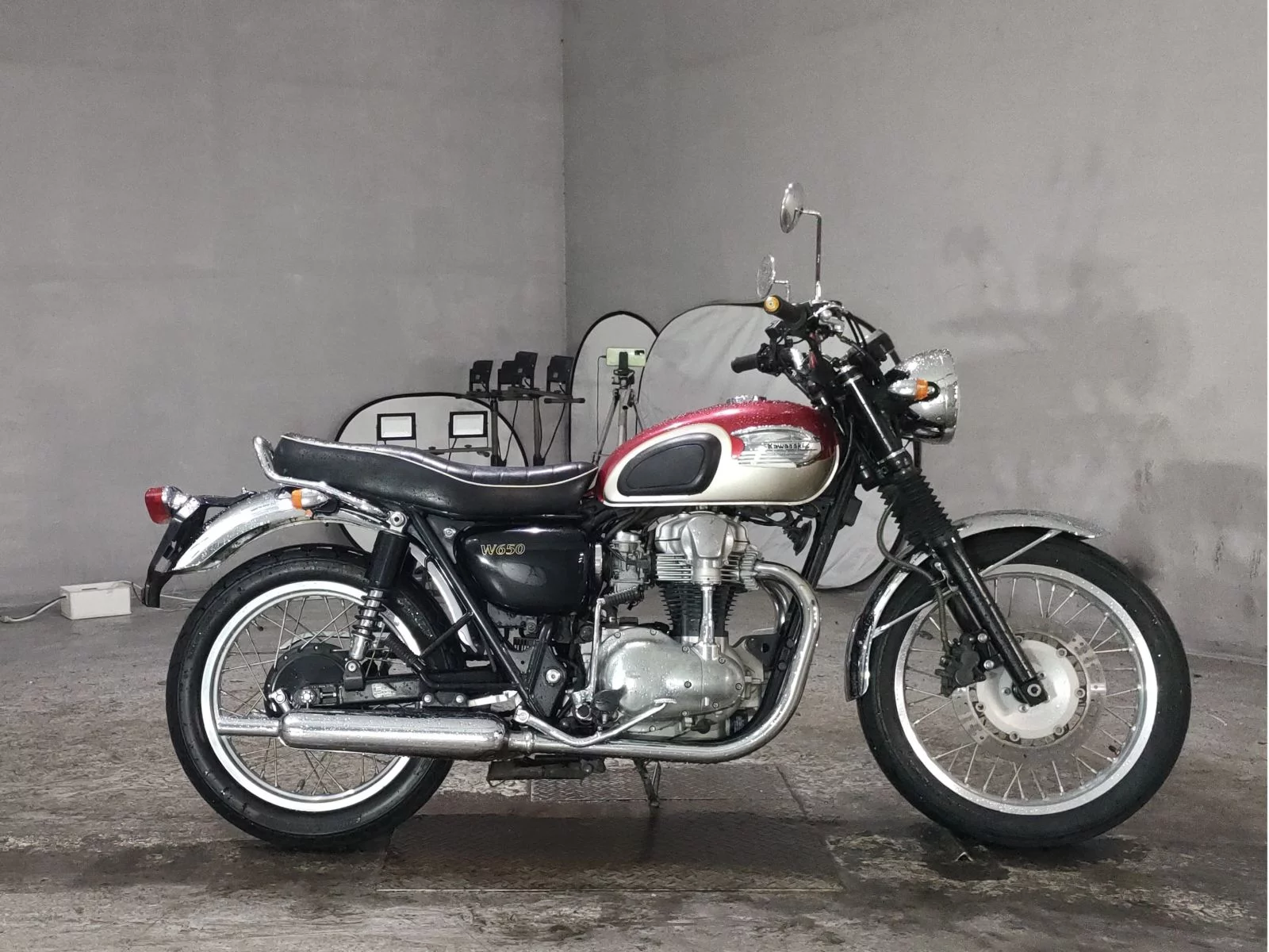 Kawasaki W650  с аукциона в Японии