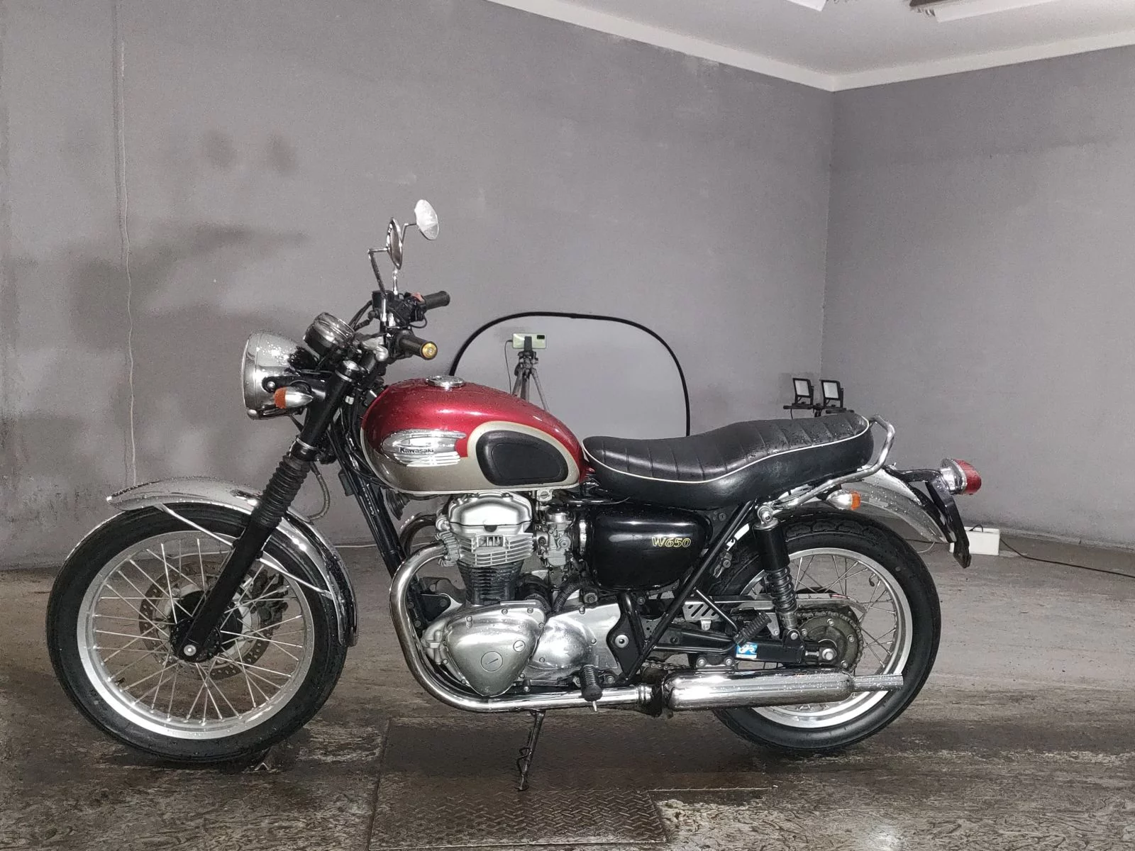 Kawasaki W650  с аукциона в Японии