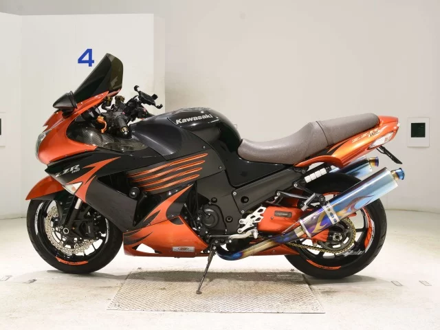 Kawasaki ZZR1400  с аукциона в Японии