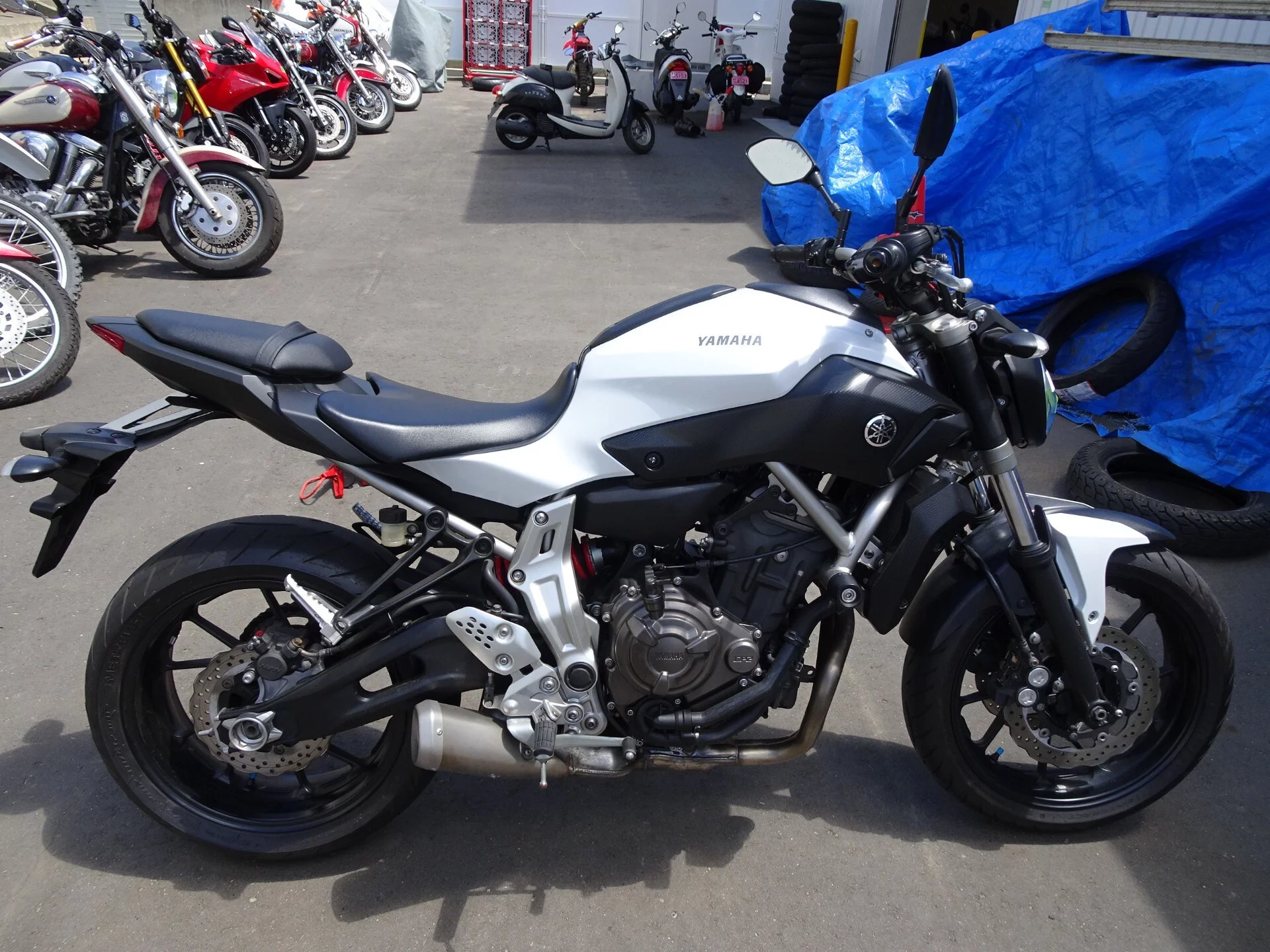 Yamaha MT-07  с аукциона в Японии