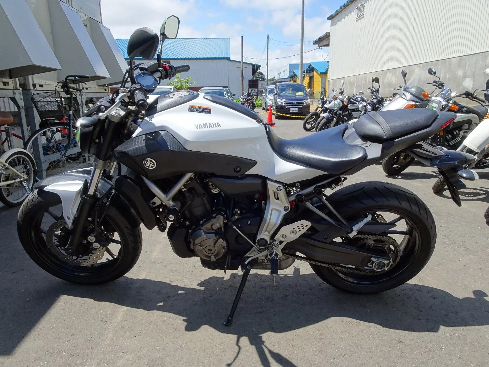 Yamaha MT-07  с аукциона в Японии