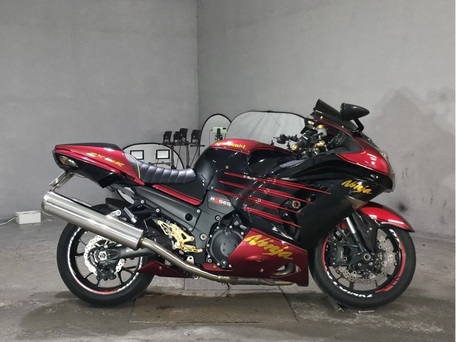 Kawasaki ZZR1400  с аукциона в Японии