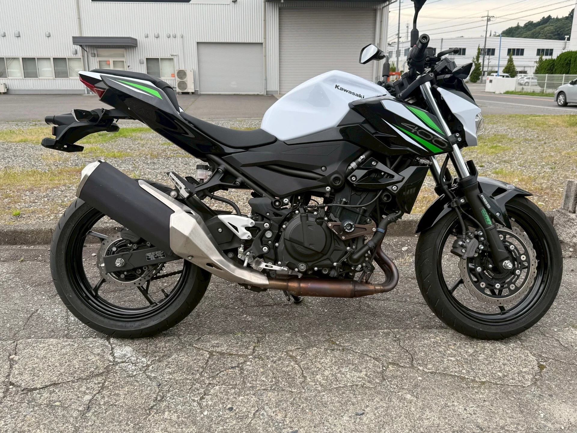 Kawasaki Z400  с аукциона в Японии