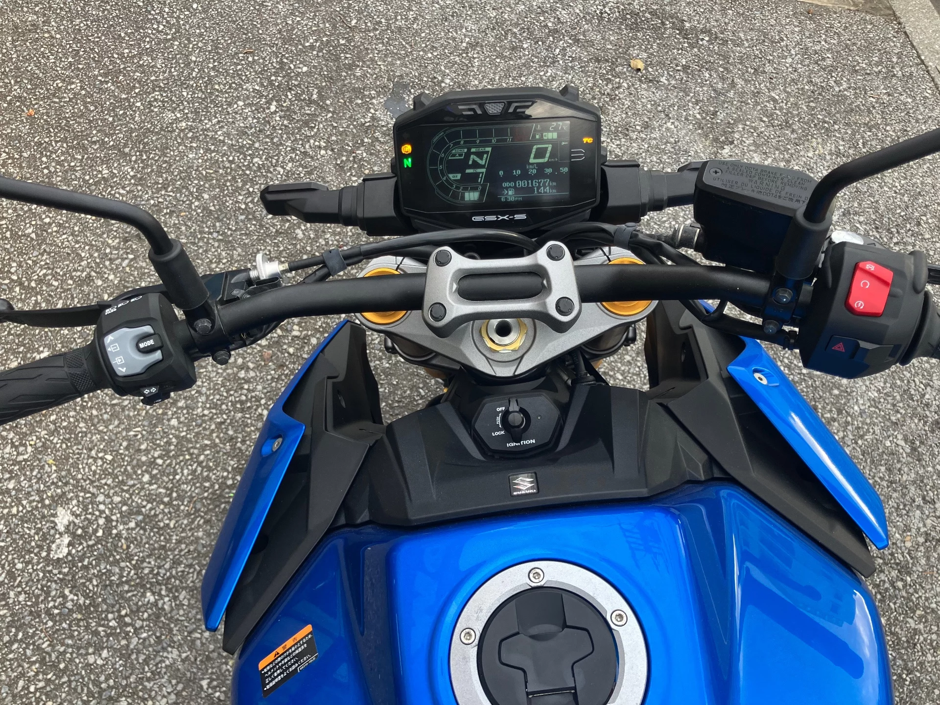 Suzuki GSX-S1000  с аукциона в Японии