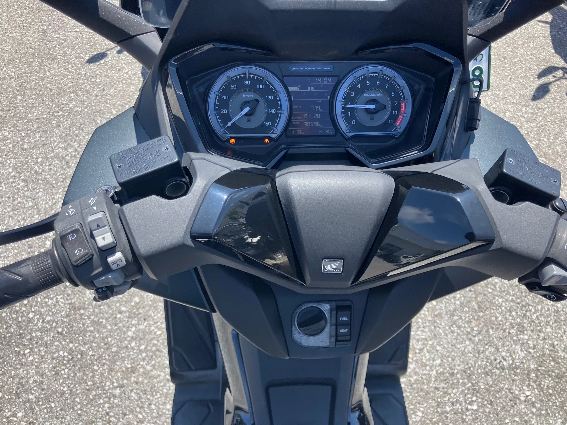 Honda FORZA 250  с аукциона в Японии
