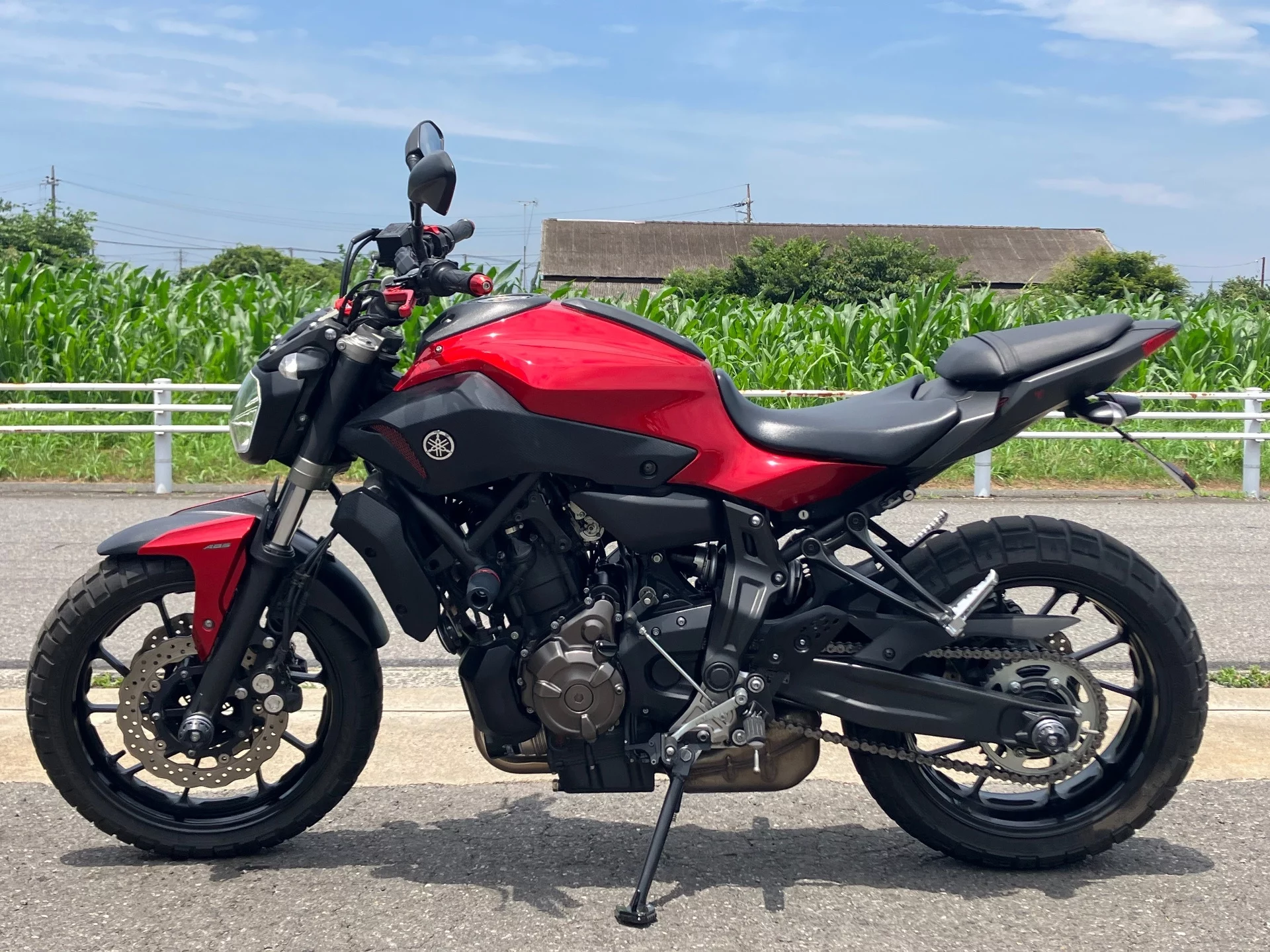 Yamaha MT-07 ABS  с аукциона в Японии