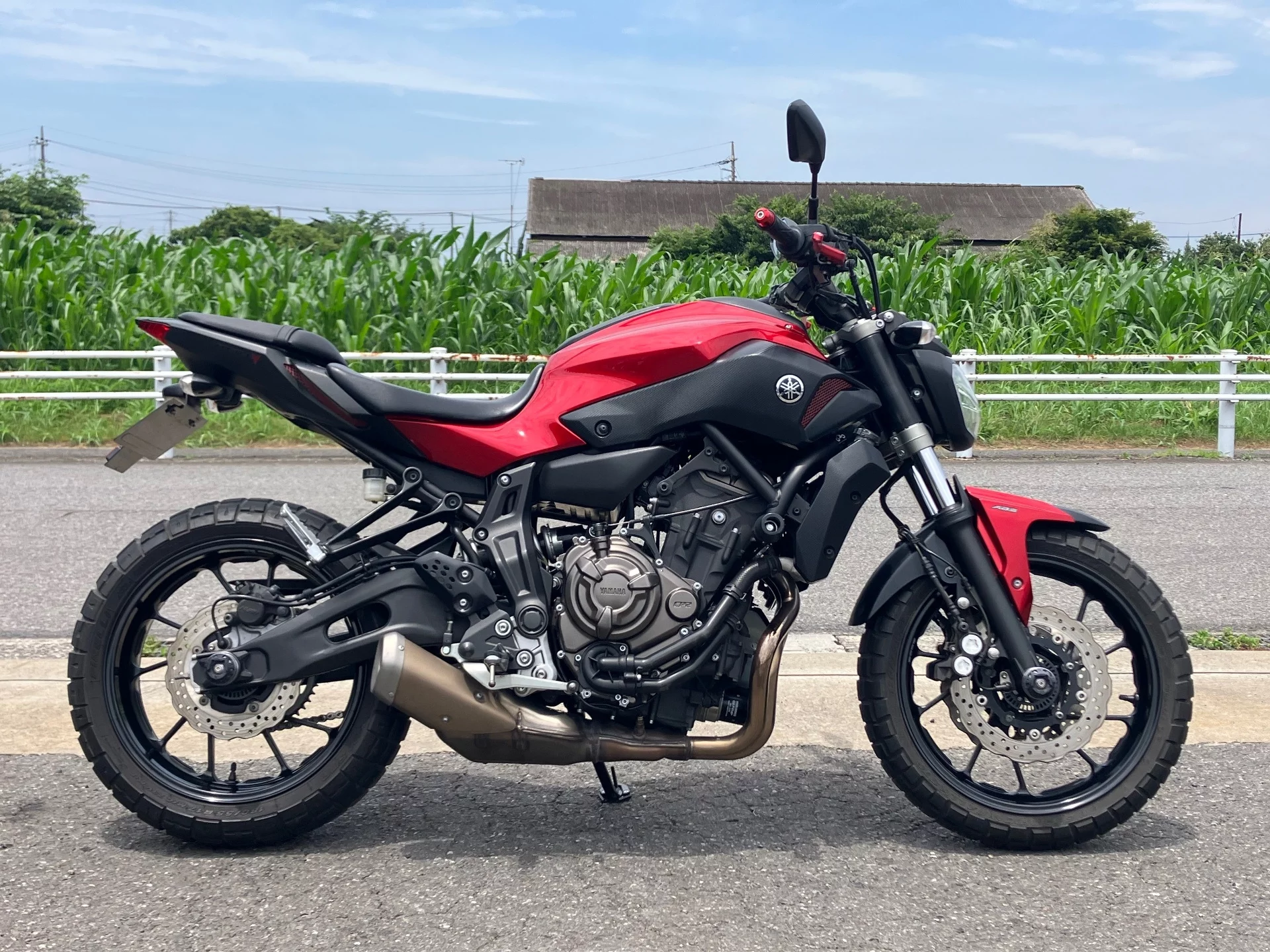 Yamaha MT-07 ABS  с аукциона в Японии