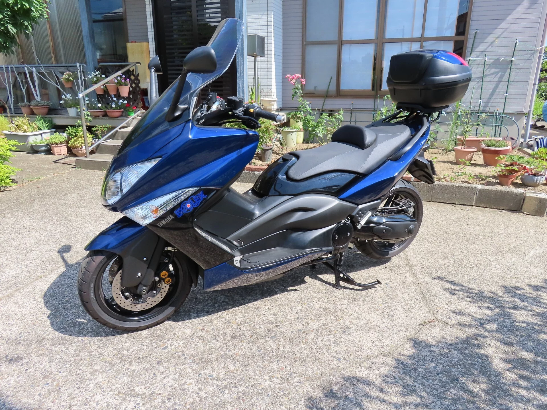 Yamaha T-MAX500  с аукциона в Японии
