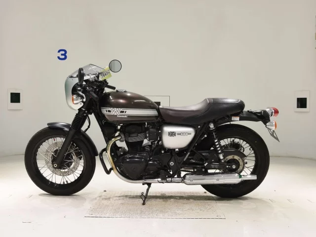 Kawasaki W800-2KAFE  с аукциона в Японии