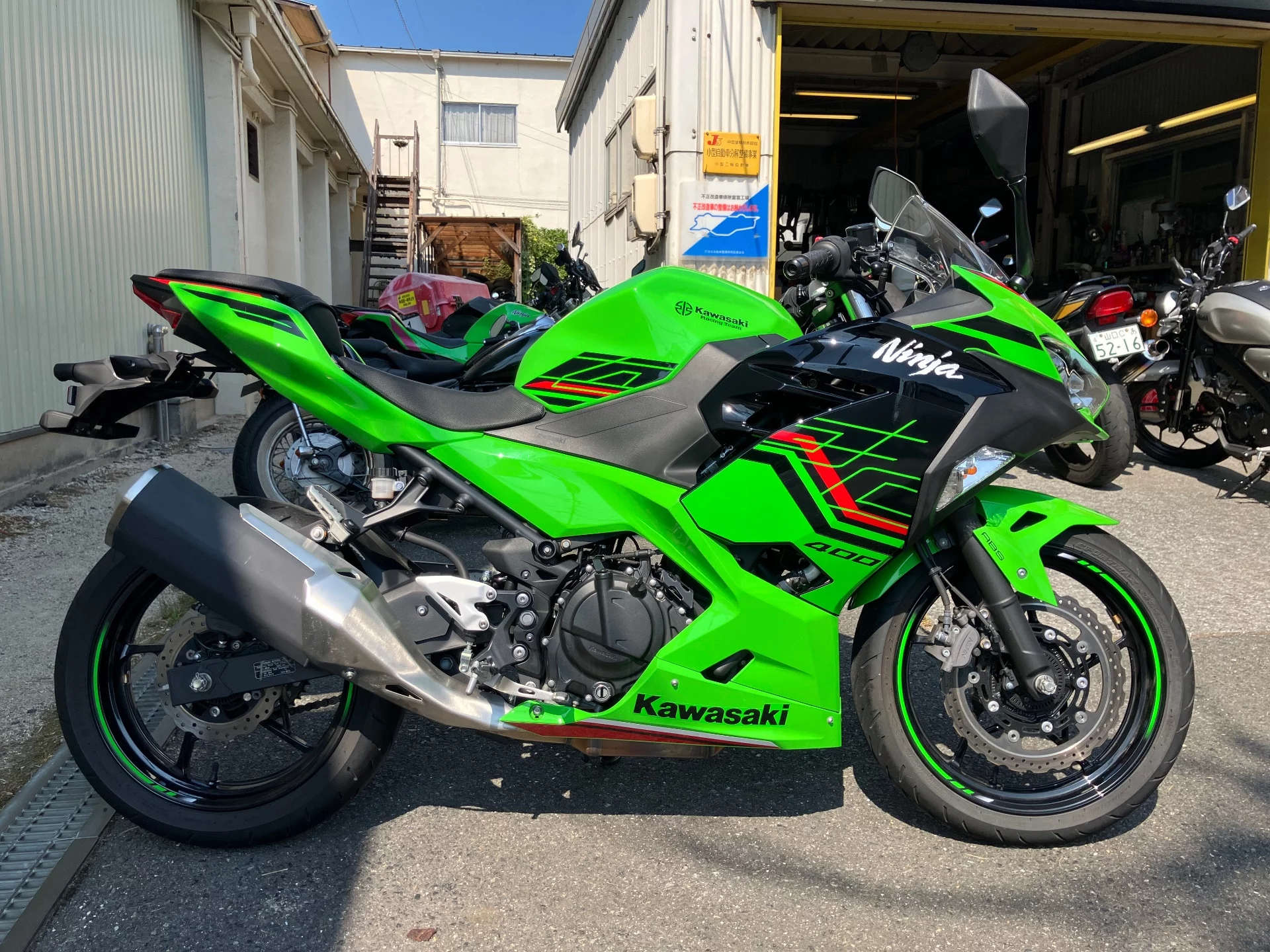 Kawasaki Ninja 400  с аукциона в Японии