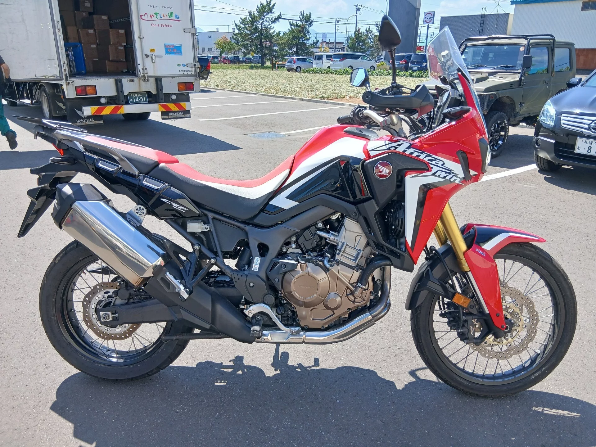 Honda CFR1000 AfricaTwin  с аукциона в Японии