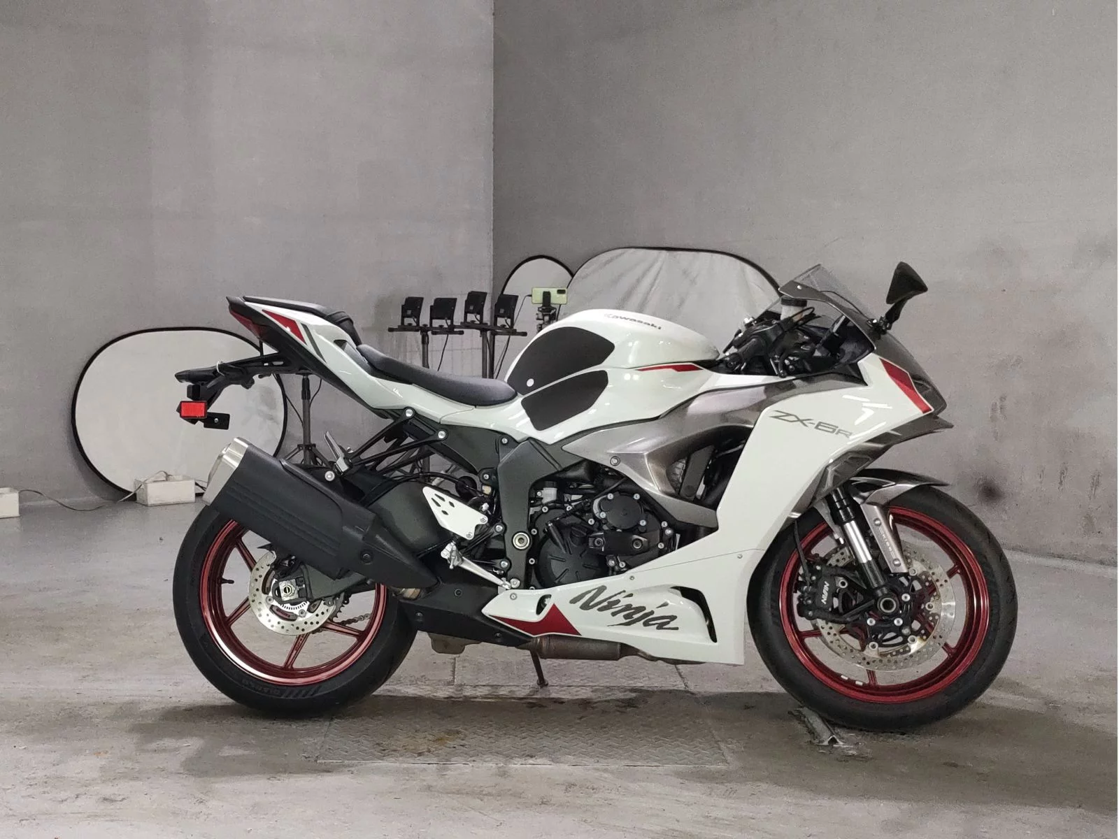 Kawasaki ZX-6R  с аукциона в Японии