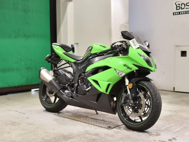 Kawasaki ZX-6R  с аукциона в Японии