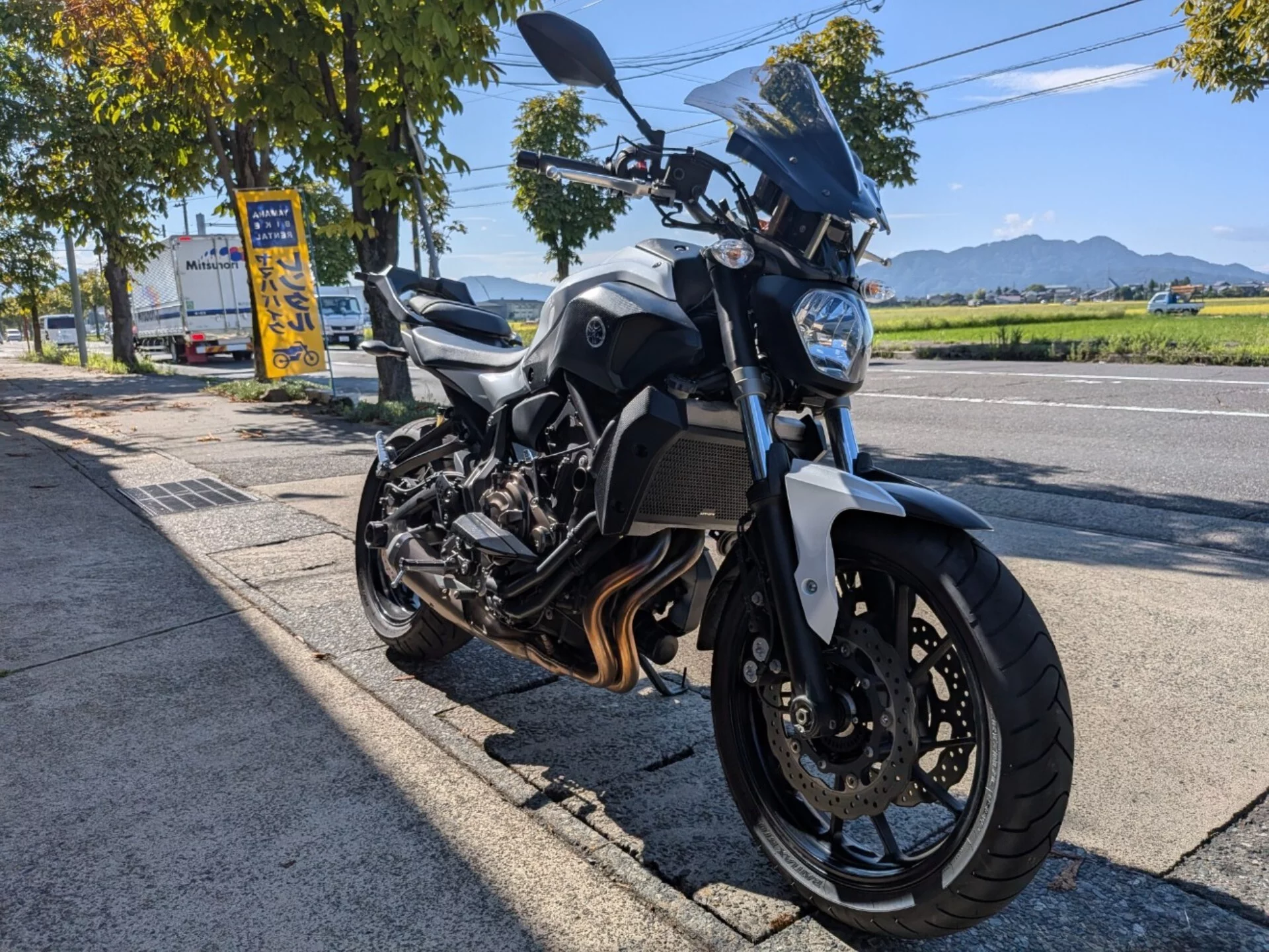 Yamaha MT-07 ABS  с аукциона в Японии