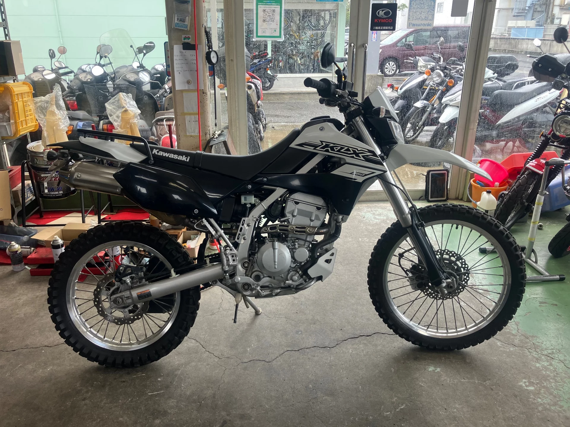 Kawasaki KLX250  с аукциона в Японии
