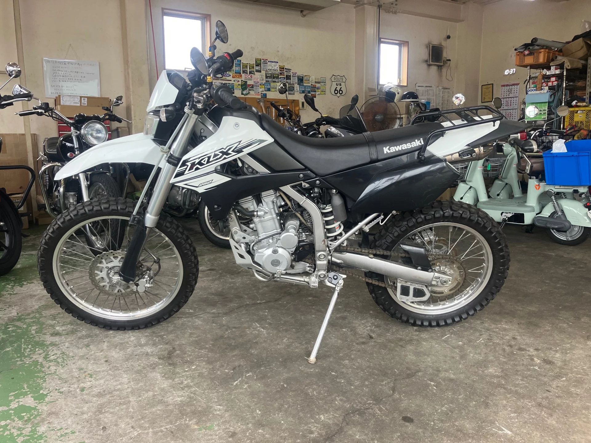 Kawasaki KLX250  с аукциона в Японии