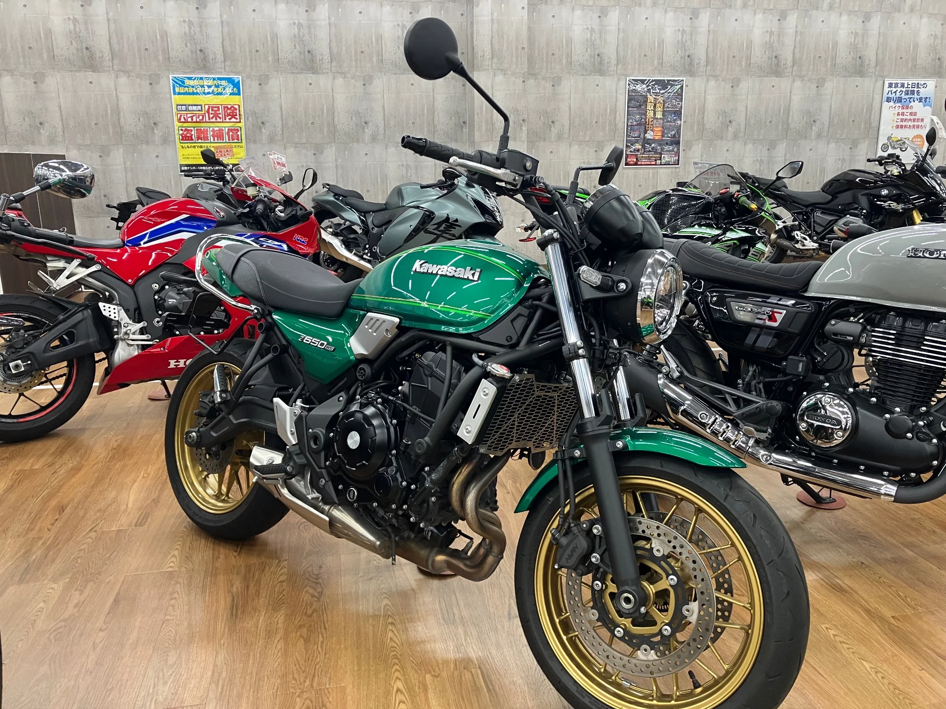 Kawasaki Z650RS  с аукциона в Японии