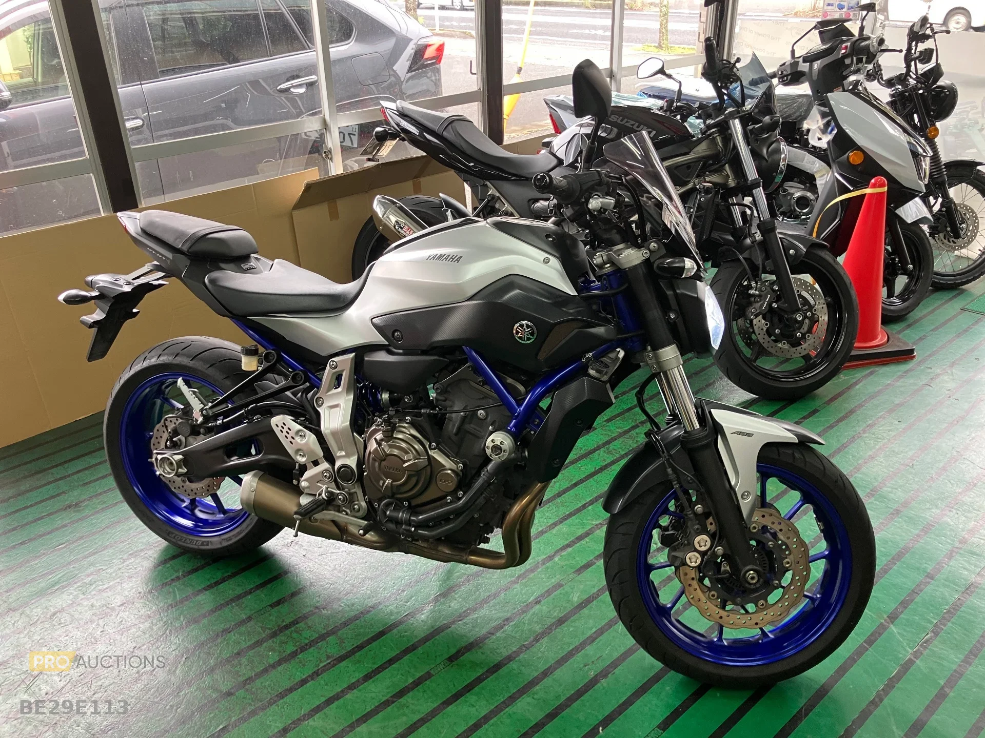 Yamaha MT-07 ABS  с аукциона в Японии
