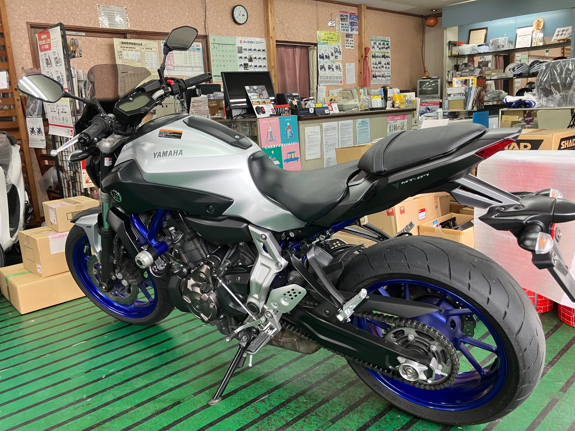 Yamaha MT-07 ABS  с аукциона в Японии
