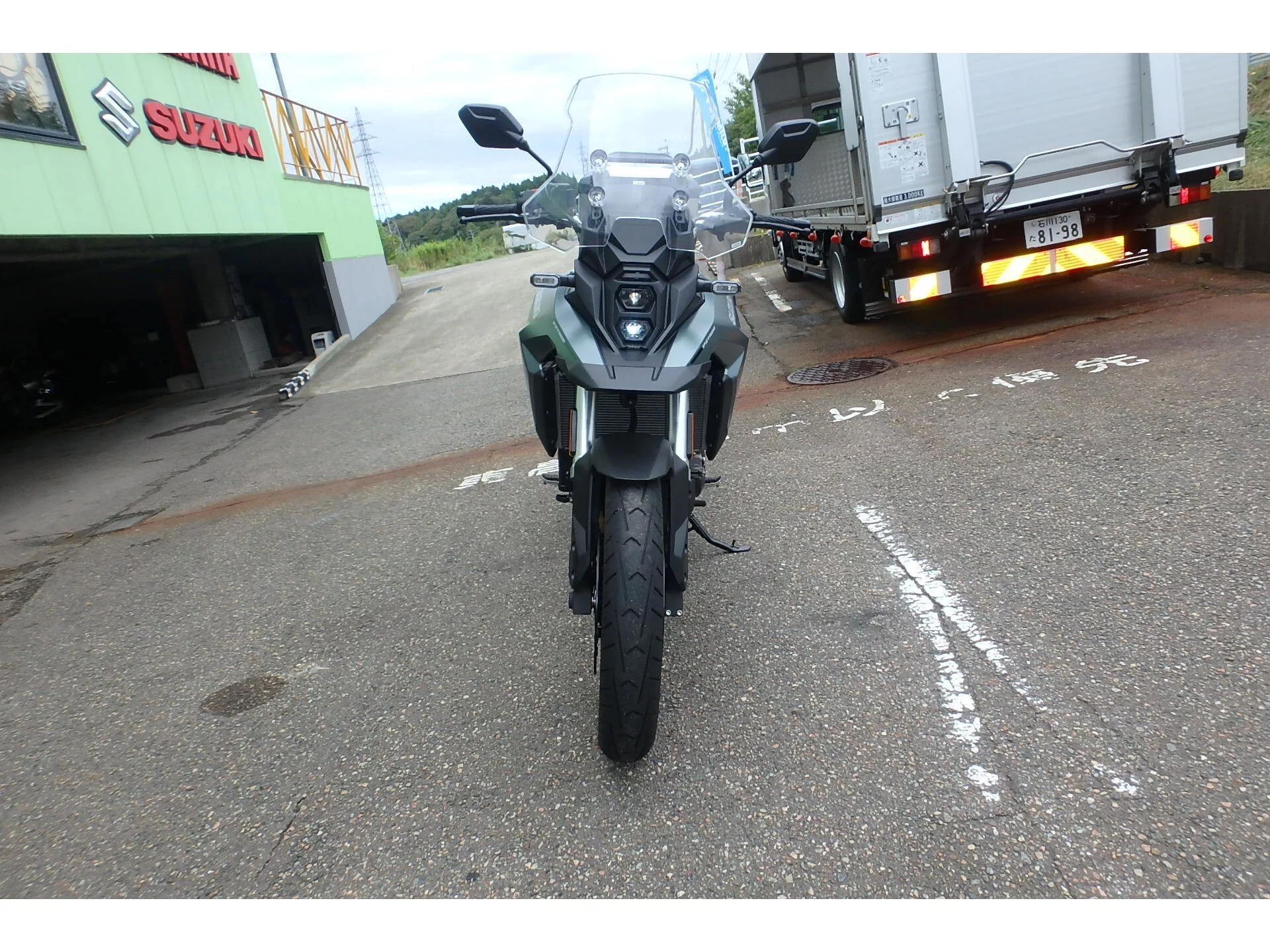 Suzuki V-STROM800  с аукциона в Японии