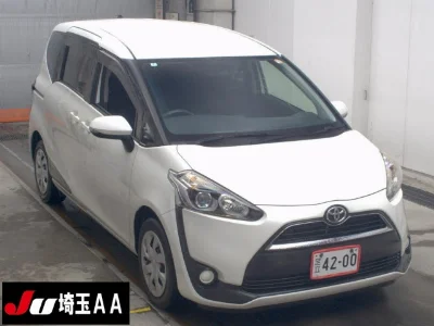 TOYOTA SIENTA 2018 с аукциона, 1500cc, пробег 56 000 км