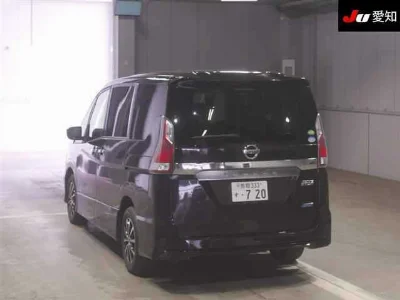 NISSAN SERENA 2017 с аукциона, 2000cc, пробег 101 000 км