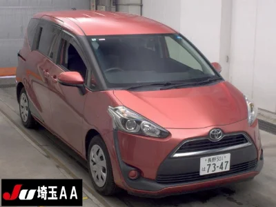 TOYOTA SIENTA 2016 с аукциона, 1500cc, пробег 53 000 км