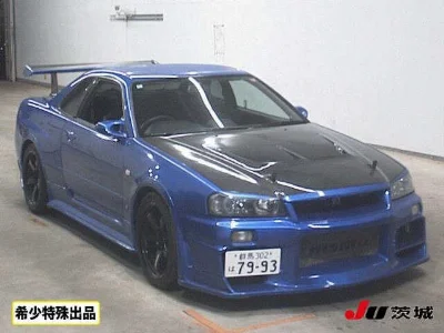 NISSAN SKYLINE 2002 с аукциона, 2600cc, пробег 67 000 км